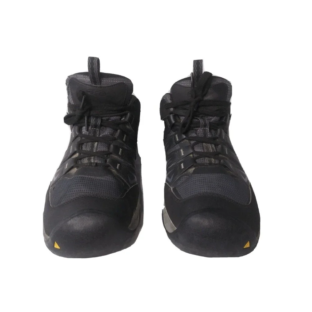 KEEN Oakridge Waterproof Hiking Shoes Men's Size 12~Magnet Gargoyle Gray
